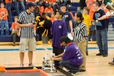 Villanova Engineering students assist during the regional competition for BEST Robotics