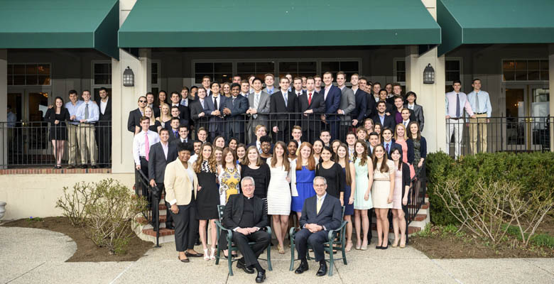 Ninety-three graduating seniors were recognized at the 2015 Dean’s Award Dinner.