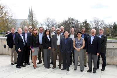 Engineering deans of Catholic colleges and universities held their annual meeting at Villanova in April. 