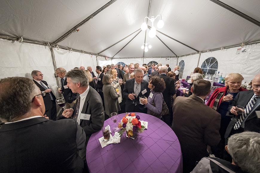 Ninety guests attended the College’s first Leadership Appreciation Dinner.