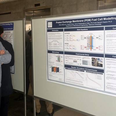 PhD student Miloš Milanović took 1st place for his poster on proton exchange membrane (PEM) fuel cell modeling.
