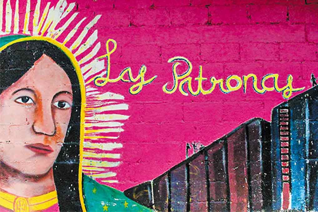 illustration poster of Las Patronas