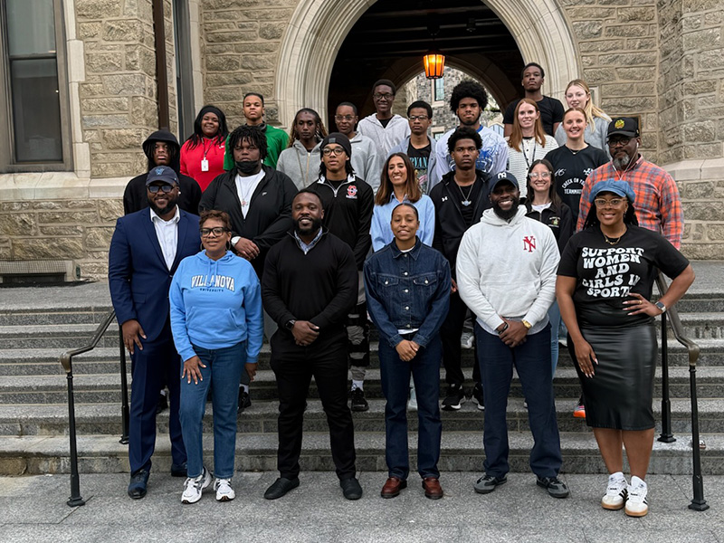 College of Professional Studies at Villanova University and AJ Brown Foundation Provide On Campus Learning Experience to High School Students 