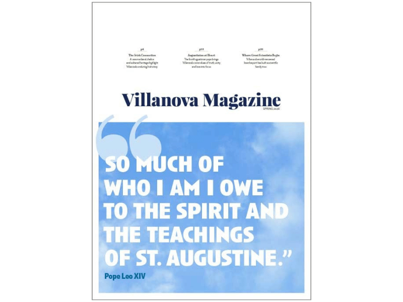 Read the Spring 2026 Edition of Villanova Magazine Online