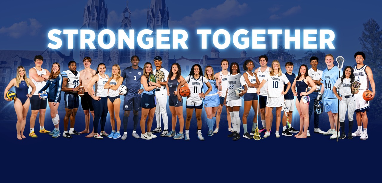 2026 Villanova Athletics - 24 student-athlete photo A photo of one student-athlete from each of Villanova's 24 varsity sports in 2026