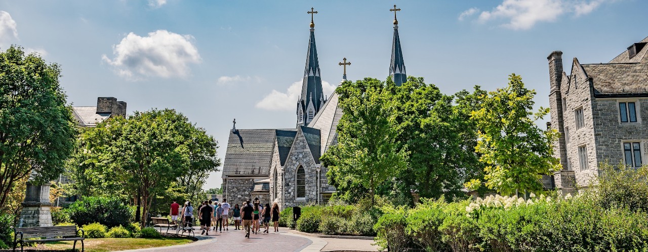 Villanova's campus in summer Villanova's campus in summer