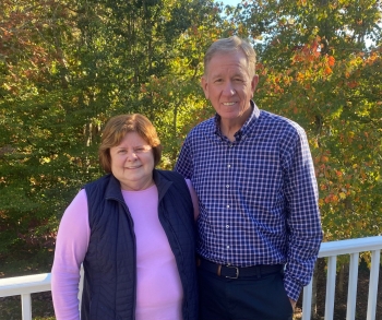 Thomas-Cowhey Thomas Cowhey and his wife, Lorraine
