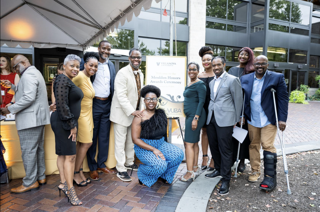 Group of alumni at the Moulden Awards