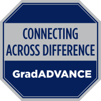 GradADVANCE Connecting Across Difference badge GradADVANCE Connecting Across Difference badge