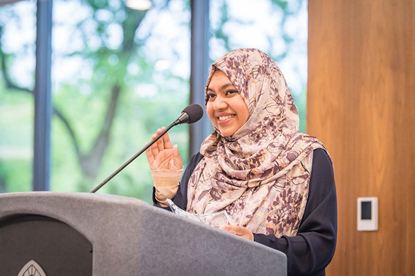 Humaira Monowara Jahangiri, graduate of the Master's in Water Resources and Environmental Engineering Program.