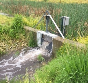 Adjustable sluice gate at the CSW Adjustable sluice gate at the CSW