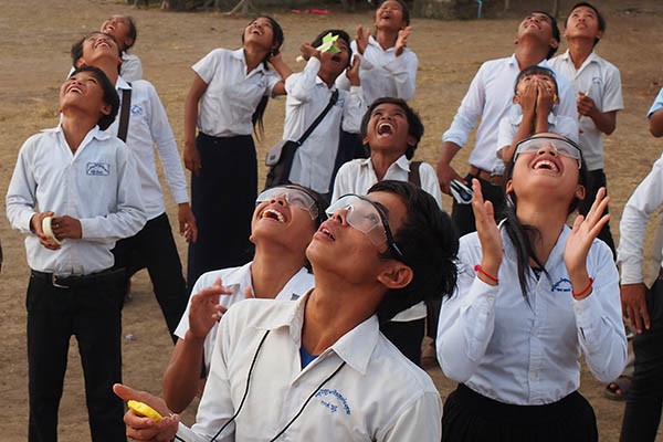 Cambodia STEM Rocket Launch