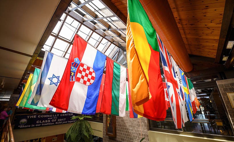 Students hail from close to 50 countries 