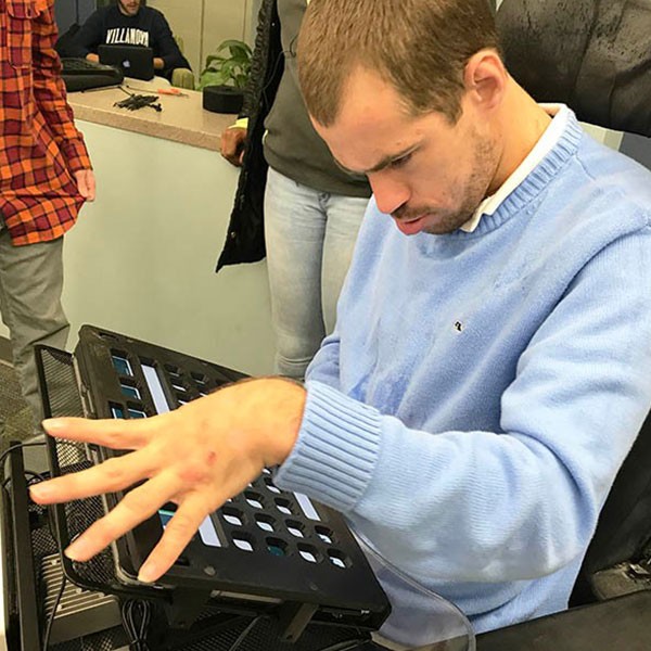 Communication for All Frankie Kineavy CLAS ’14 uses technology for communicating