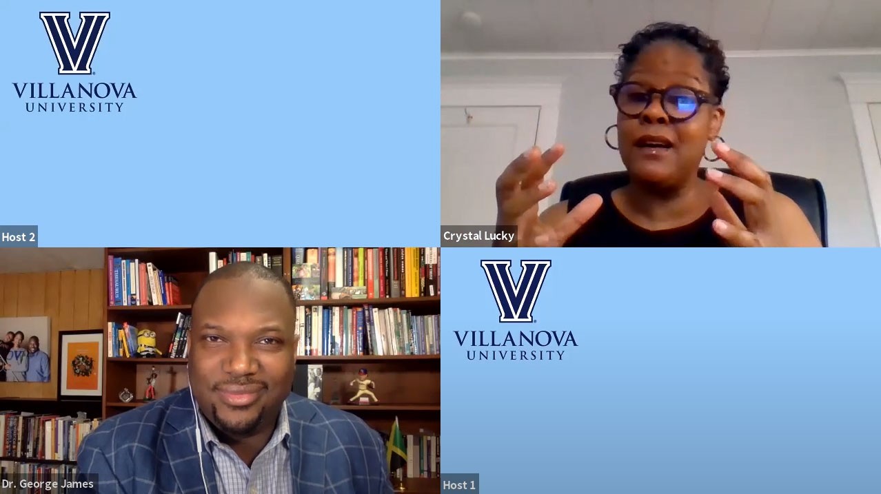 Dr. Crystal Lucky and Dr. George James