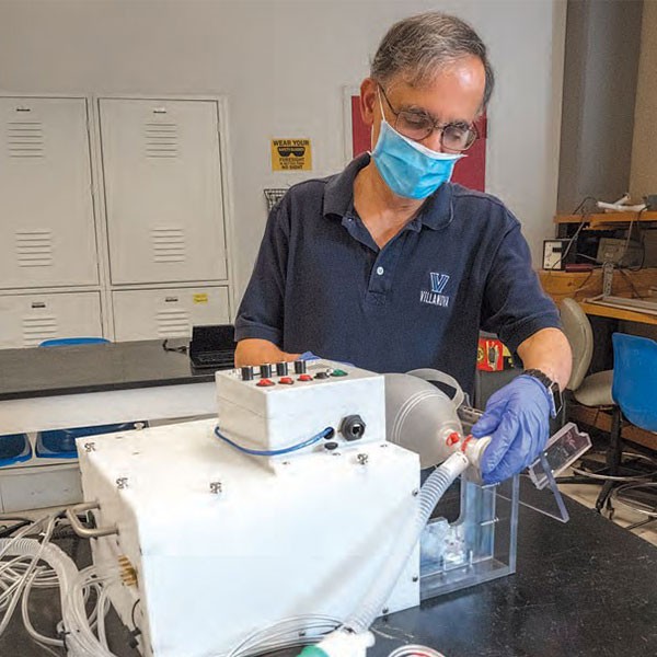 Dr. Nataraj and the ventilator project