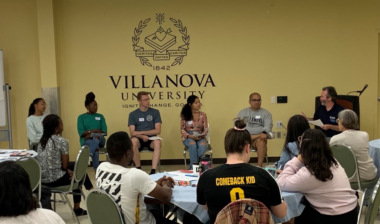 graduate and law students participating in a peer mentorship program