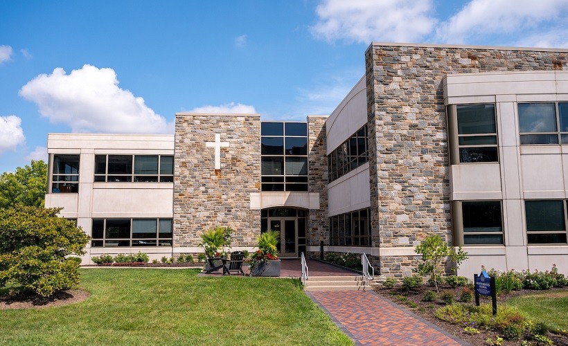 Exterior of the Health Services Building on Villanova's campus.