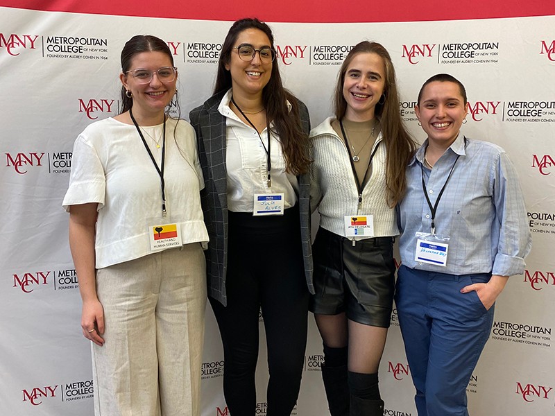 Villanova MPA students Allie Garrett, Julia Alves, Nika Kirillova and Ana Valentina Wey competed in the New York region at Metropolitan College of New York. Villanova MPA students Allie Garrett, Julia Alves, Nika Kirillova and Ana Valentina Wey competed in the New York region at Metropolitan College of New York.