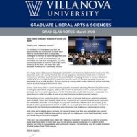 thumbnail of graduate studies newsletter