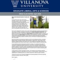 thumbnail of graduate studies newsletter