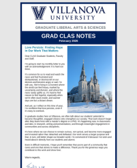 thumbnail of graduate studies newsletter