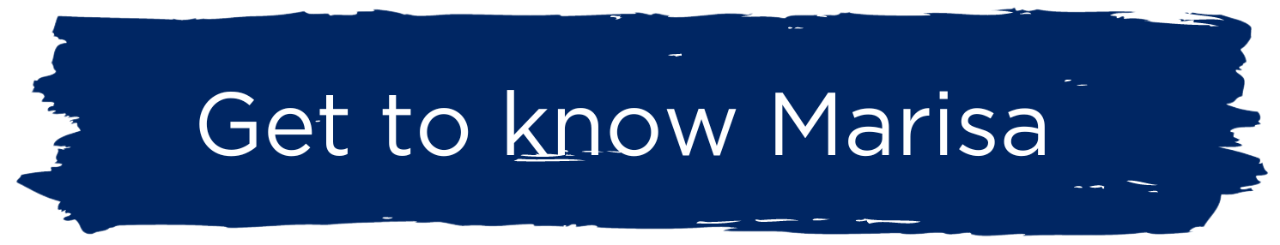Get to know Marisa D'Errico banner header
