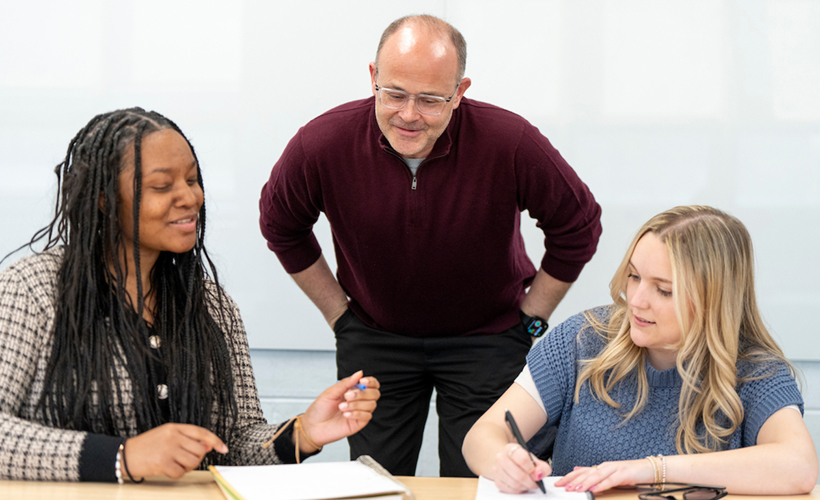 image of Bill Cowen in class