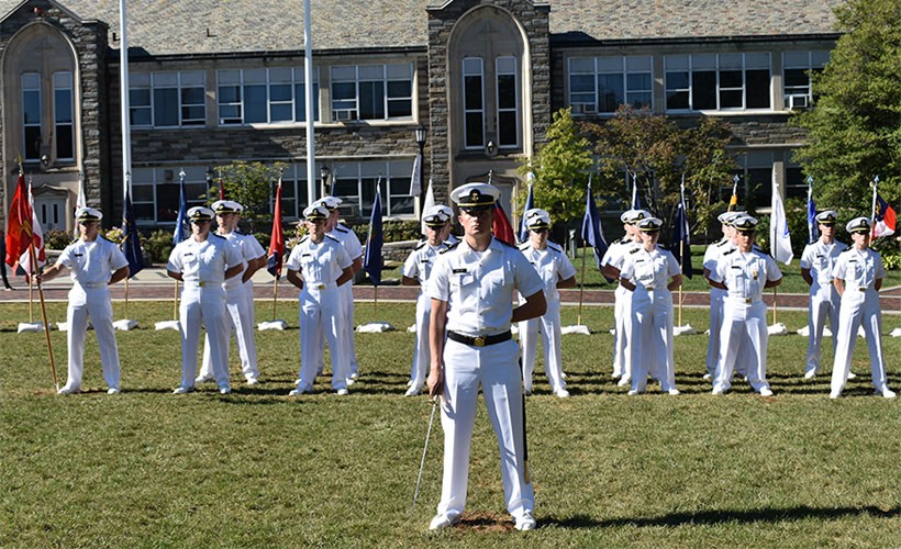 NROTC Students Fall Parade 2022