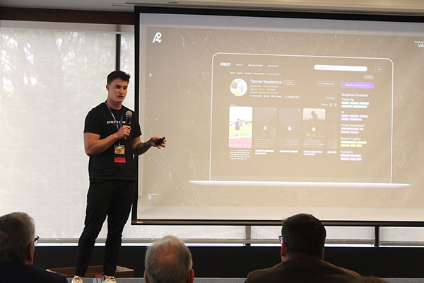 Tanner Maddocks Delivers Presentation on Athlete² Tanner Maddocks Delivers Presentation on Athlete²