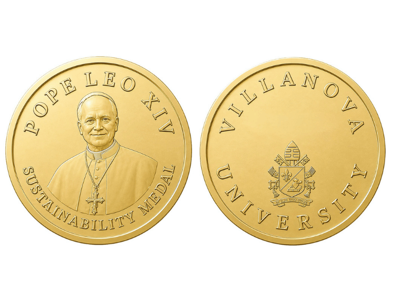 Image of the Pope Leo XIV Sustainability Medal Image of the Pope Leo XIV Sustainability Medal