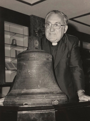 It was during Father Rongione’s time as head librarian at Villanova that he became interested in researching the history of the bell.