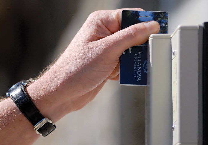 Hand swiping Wildcard for access