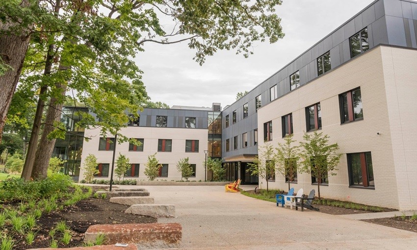 Francesca Hall Exterior view of Francesca Hall on the Villanova University Cabrini Campus