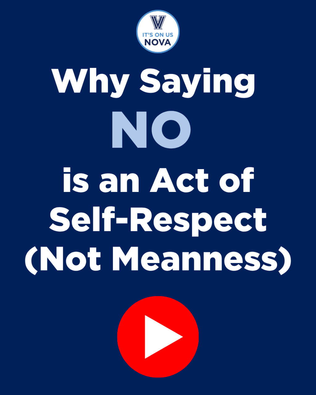 Why Saying NO is an Act of Self Respect Why Saying NO is an Act of Self Respect