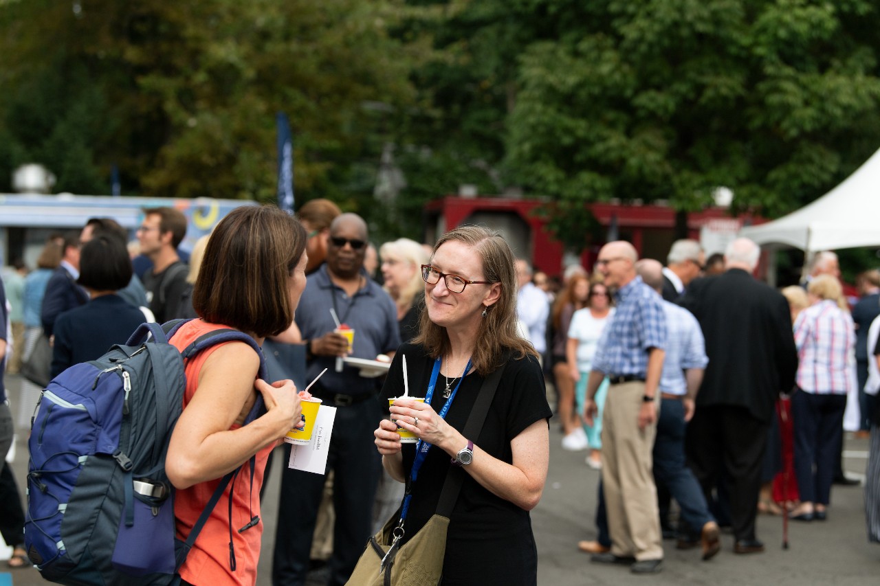 Image of the Villanova choir at a performance