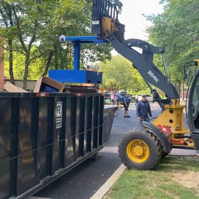 Tony on front end loader