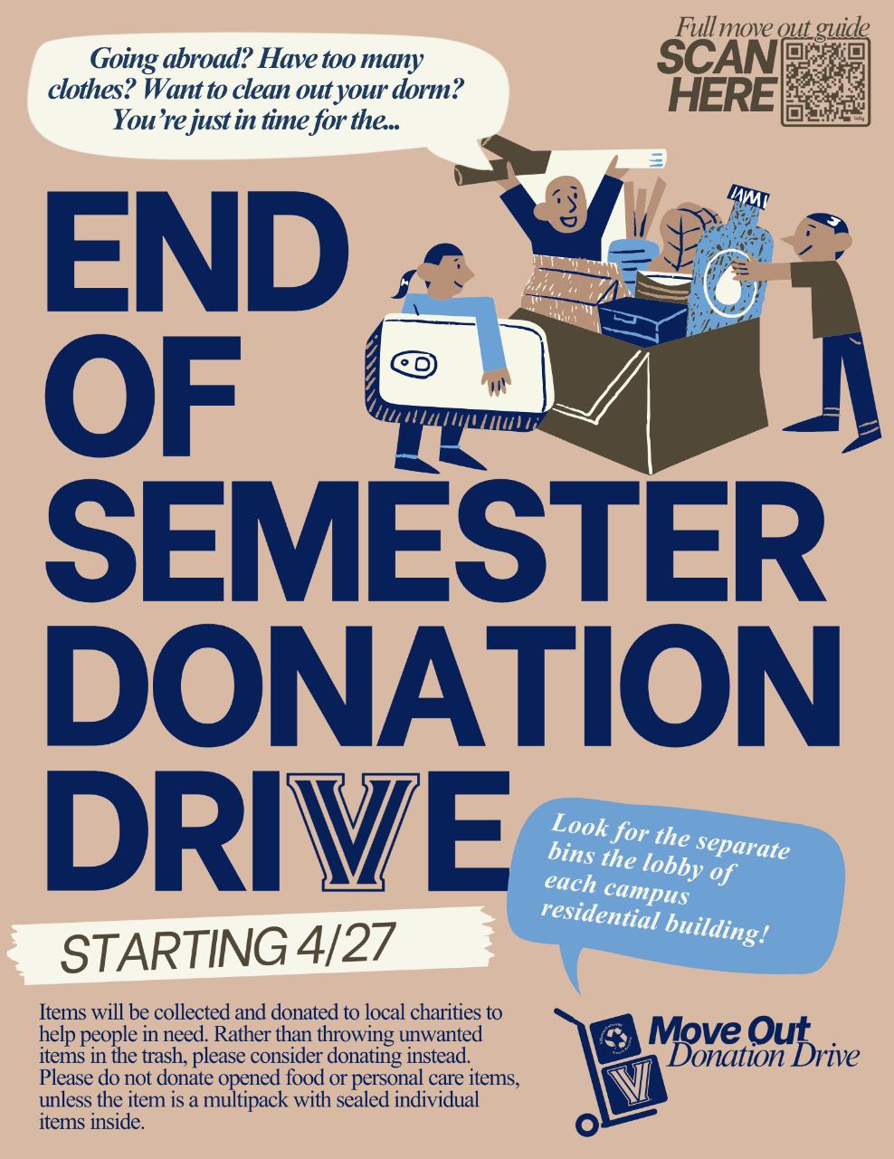 W&R: POSTERS Spring 2026 end of semester move out donation drive - 2 W&R: POSTERS Spring 2026 end of semester move out donation drive - 2