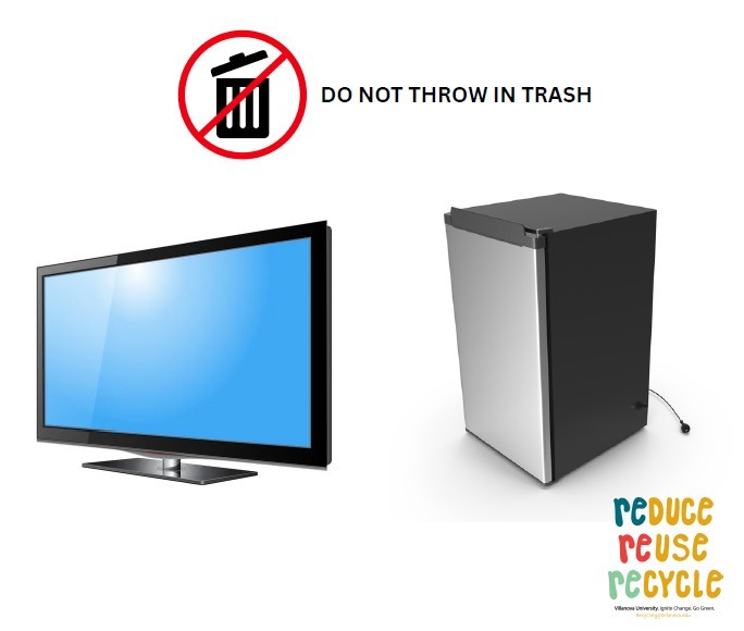 Do not throw electronics in the trash! Do not throw electronics in the trash!