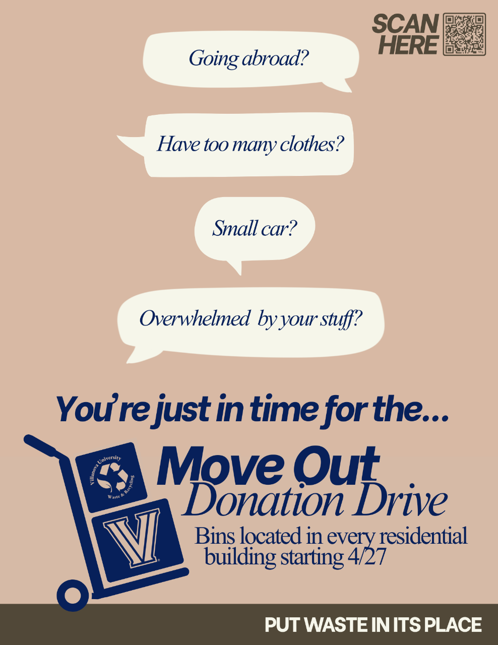 W&R: POSTERS Spring 2026 end of semester move out donation drive - 1 W&R: POSTERS Spring 2026 end of semester move out donation drive - 1