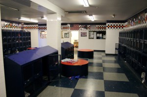 Locker room