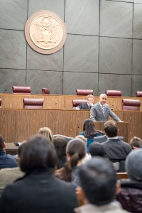 Dean Alexander at Naturalization Ceremony