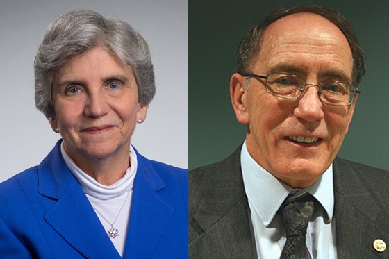 headshots of ellen mosley-thompson and lonnie g. thompson