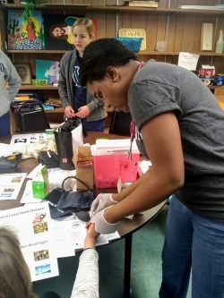 Tiffany Pearson at St. Agnes Nurses Clinic