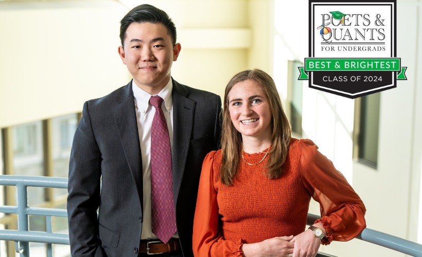  Christian Lee ’24 VSB and Elizabeth Vaughn ’24 VSB