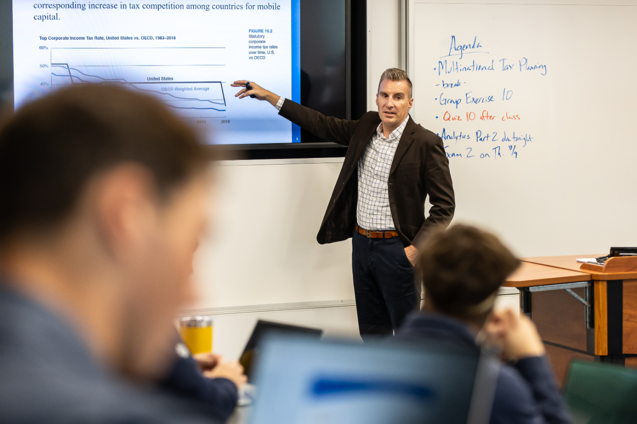 Luke Watson teaching