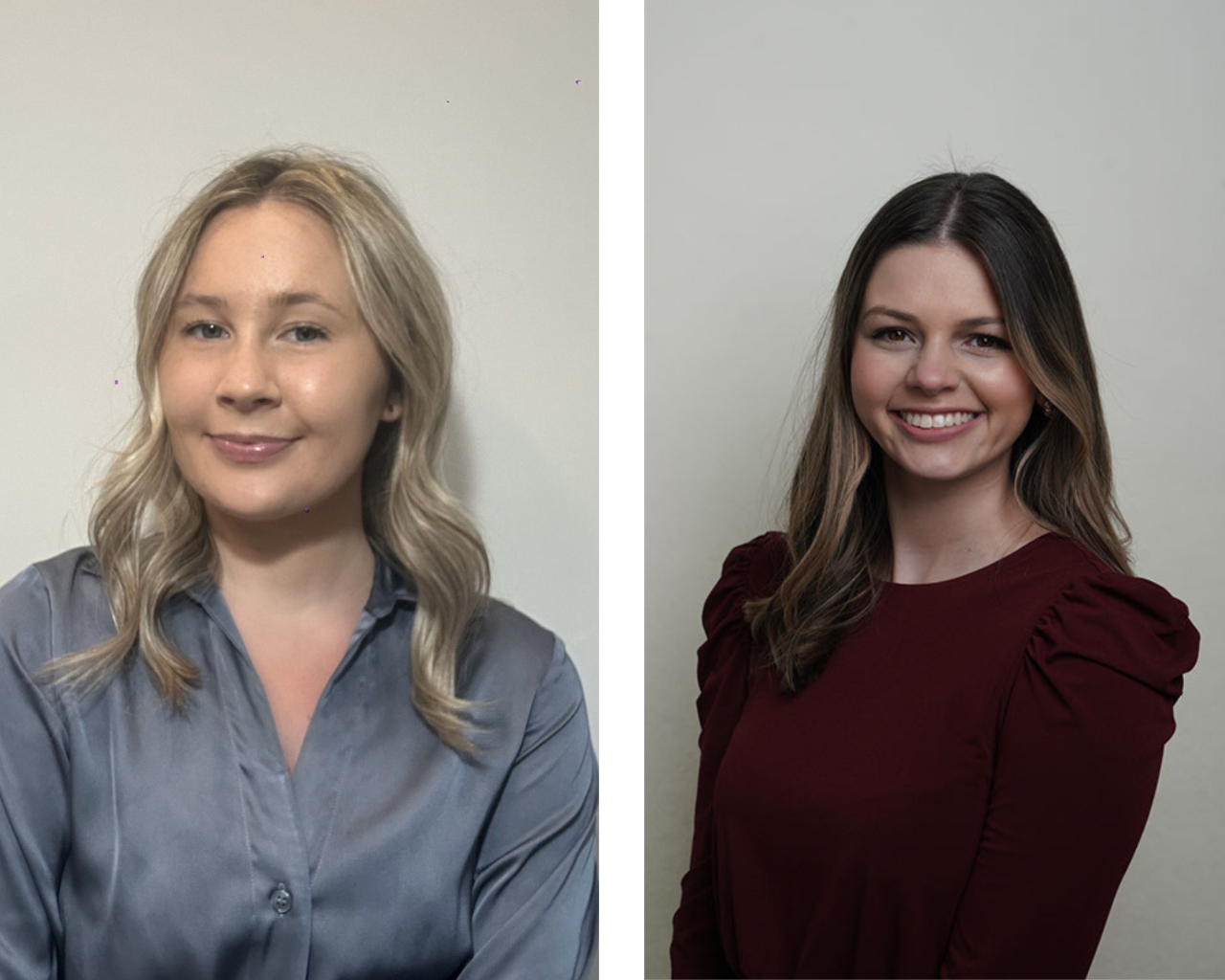 Magda Lejawa ’25 VSB (left) and Julia Wood ’18 VSB (right)