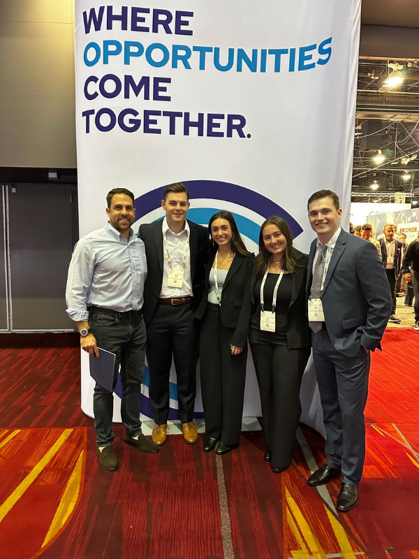 Students posing at ICSC & UNC competition