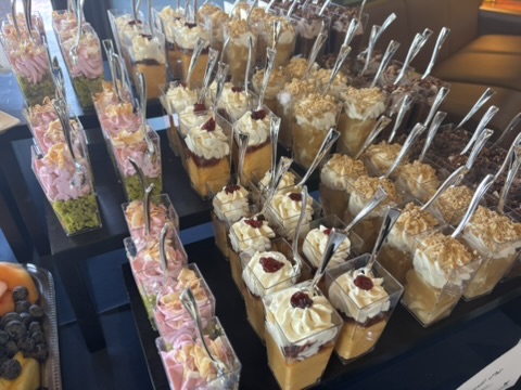 Passed desserts Villanova Catering