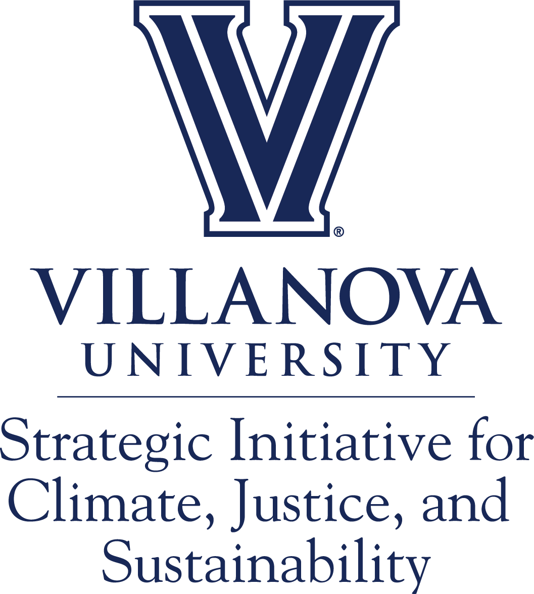 Villanova University Strategic Initiative on Climate, Justice and Sustainability logo